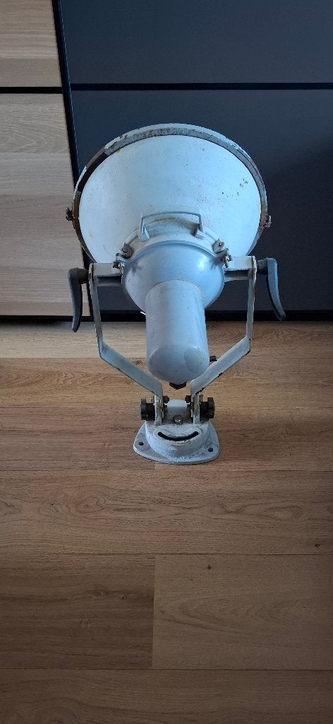 Grote Vintage Maritieme Scheepsschijnwerper ex US Army, Antiek en Kunst, Ophalen