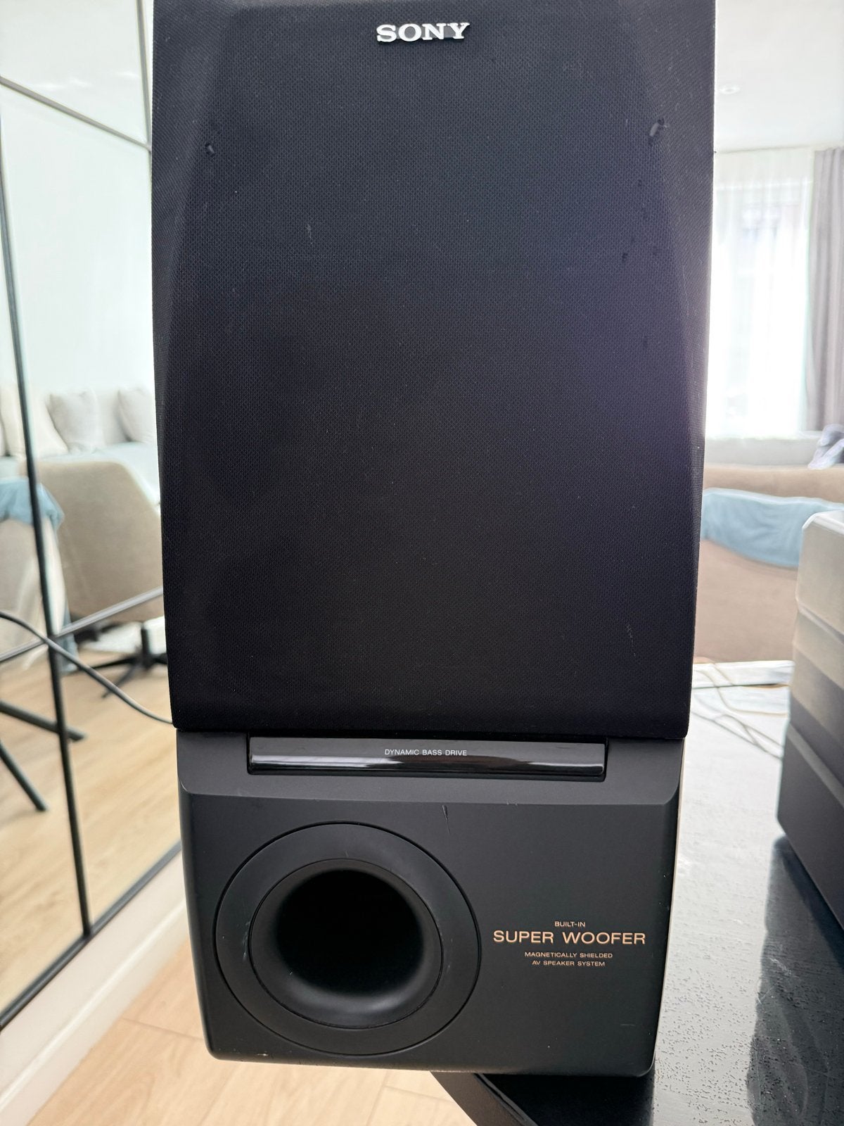 Sony Super Woofer Speaker Systeem - Dynamic Bass Drive, Gebruikt, Subwoofer, Ophalen of Verzenden, Sony