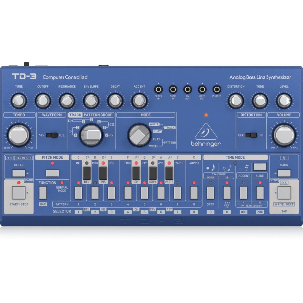 Behringer TD-3-BU Analog Bass Line Synthesizer, ., Nieuw, Ophalen of Verzenden, .