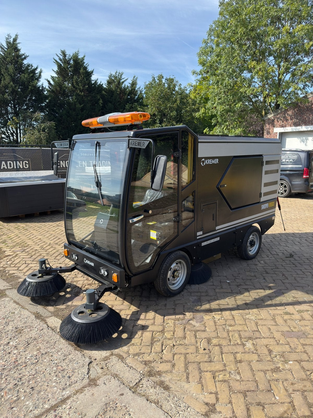 Kremer KRS500 elektrische veegmachine nieuw 220cm breed, Ophalen, ., Nieuw, .