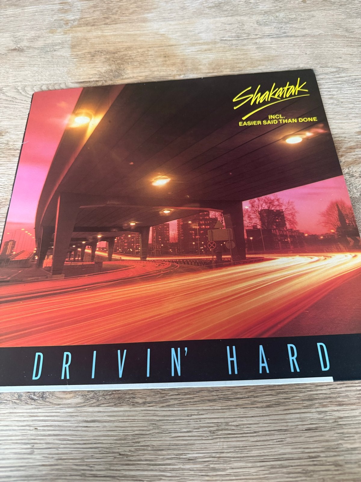 Shakatak - Drivin' Hard LP (1982) - Pop/Funk, Cd's en Dvd's, LP, Pop, Ophalen of Verzenden, Zo goed als nieuw