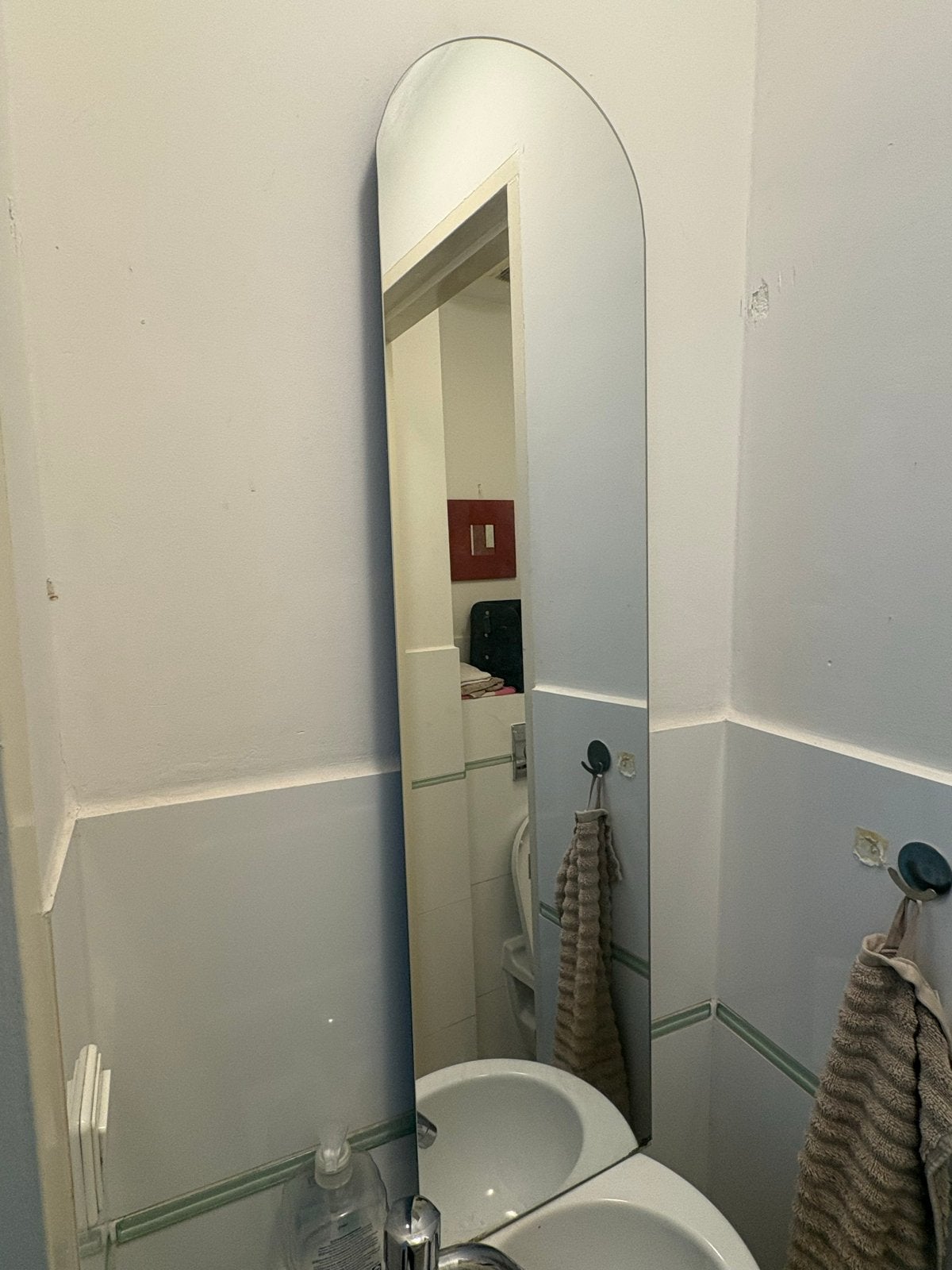 Boogspiegel 103cm - Perfecte staat, Huis en Inrichting, Ophalen, Zo goed als nieuw, Overige vormen, 100 tot 150 cm
