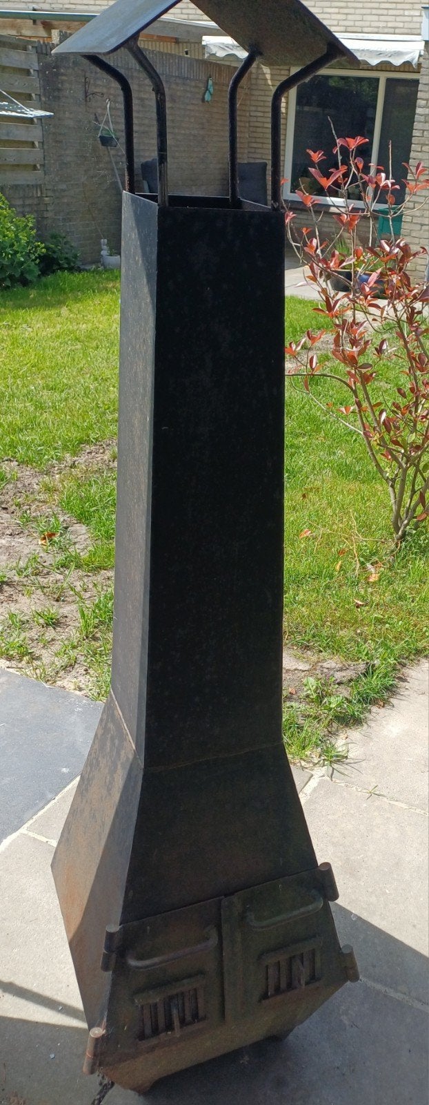 Buitenkachel, Ophalen, Gebruikt