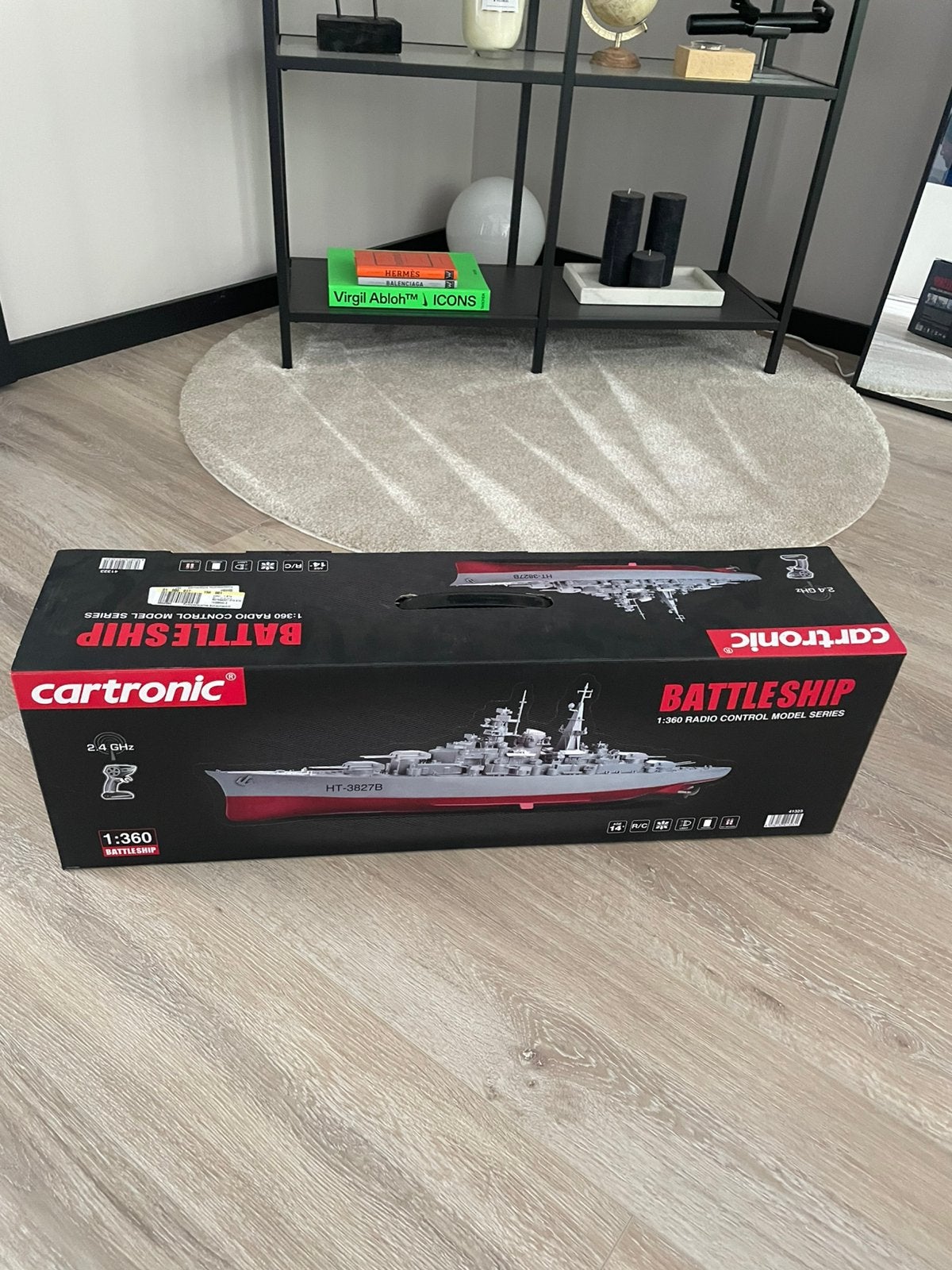 Cartronic Battleship 1:360 RC Model Schip, Hobby en Vrije tijd, Modelbouw | Boten en Schepen, Ophalen of Verzenden, Nieuw, 1:32 tot 1:50