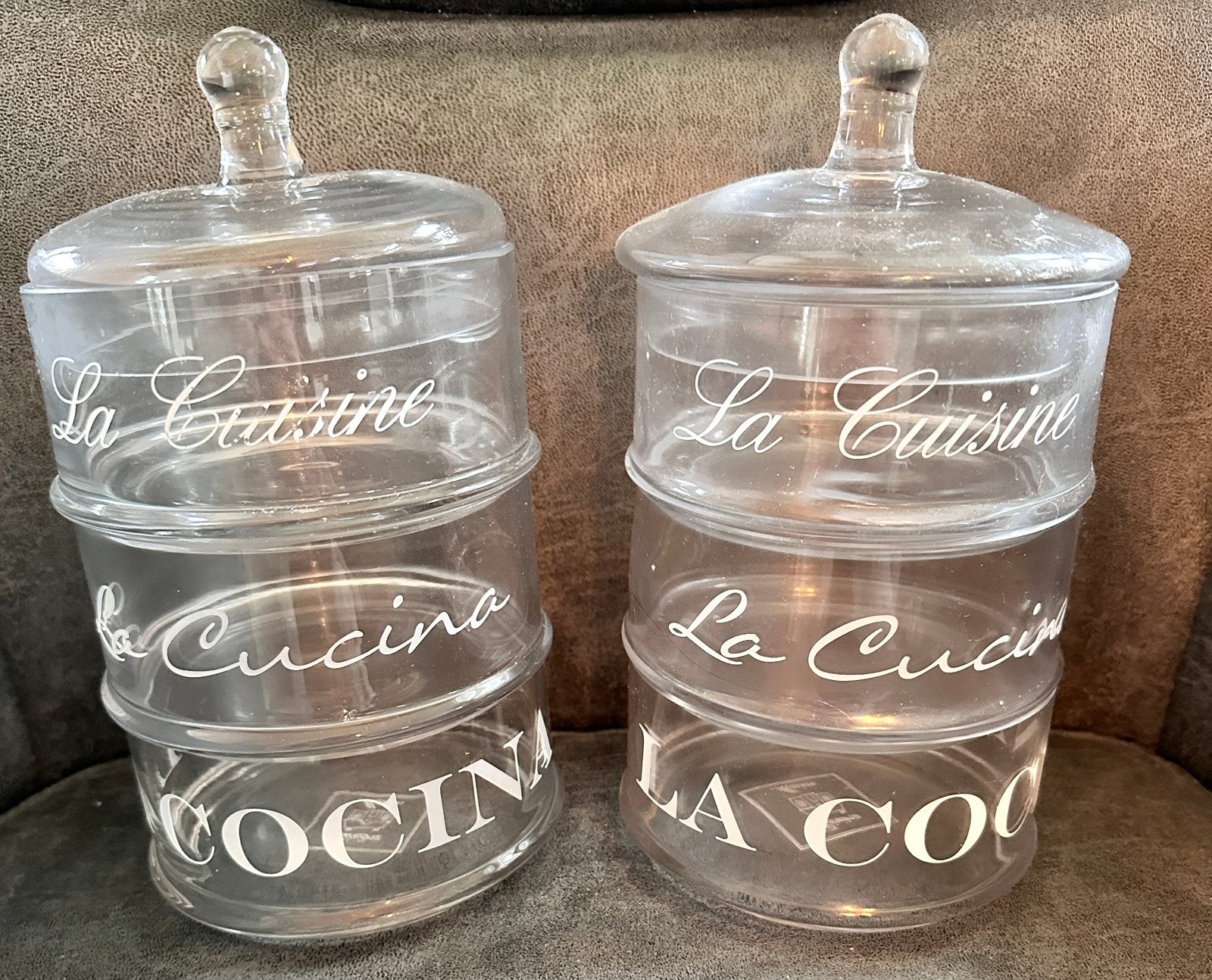 Nieuw van Riviera Maison: La Cuisine glazen voorraadpotten, Ophalen of Verzenden, Nieuw, Glas, Riviera Maison