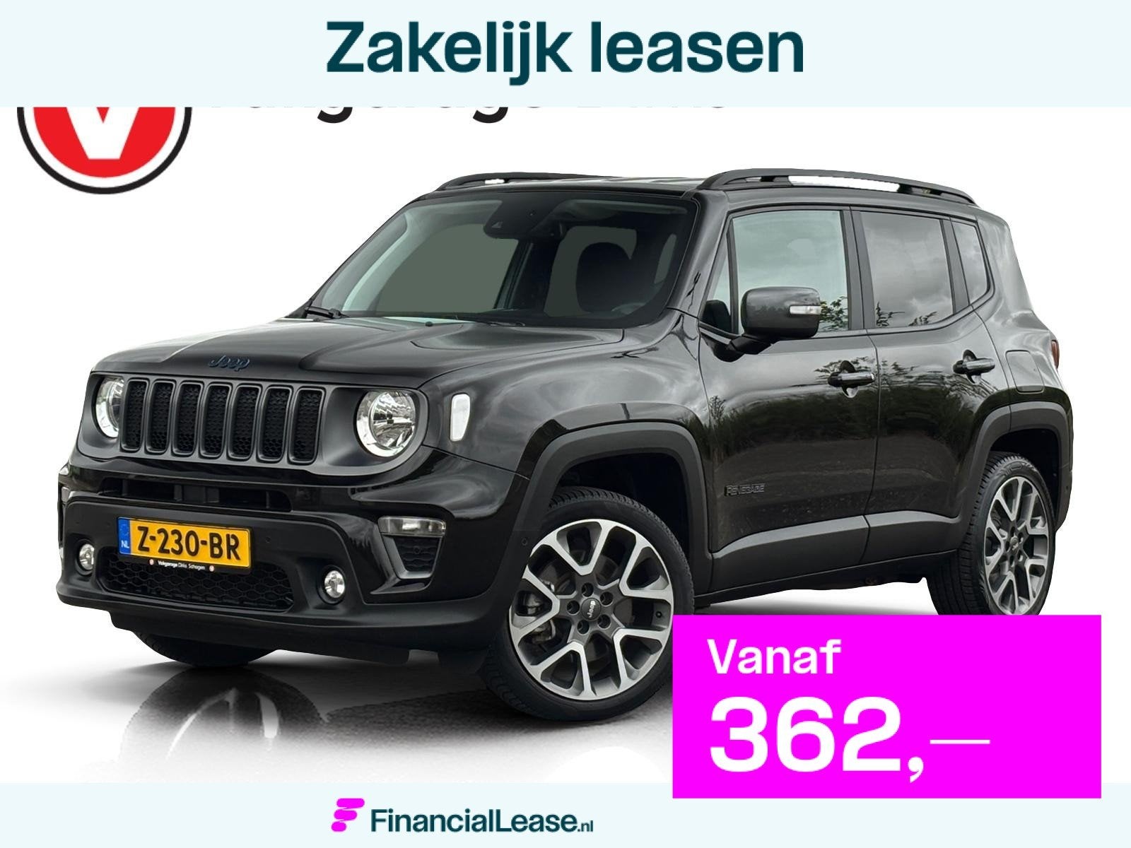 Jeep Renegade 4xe 240 Plug-in Hybrid Electric S ✅ ACC ✅, Automaat, Stof, Gebruikt, Euro 6