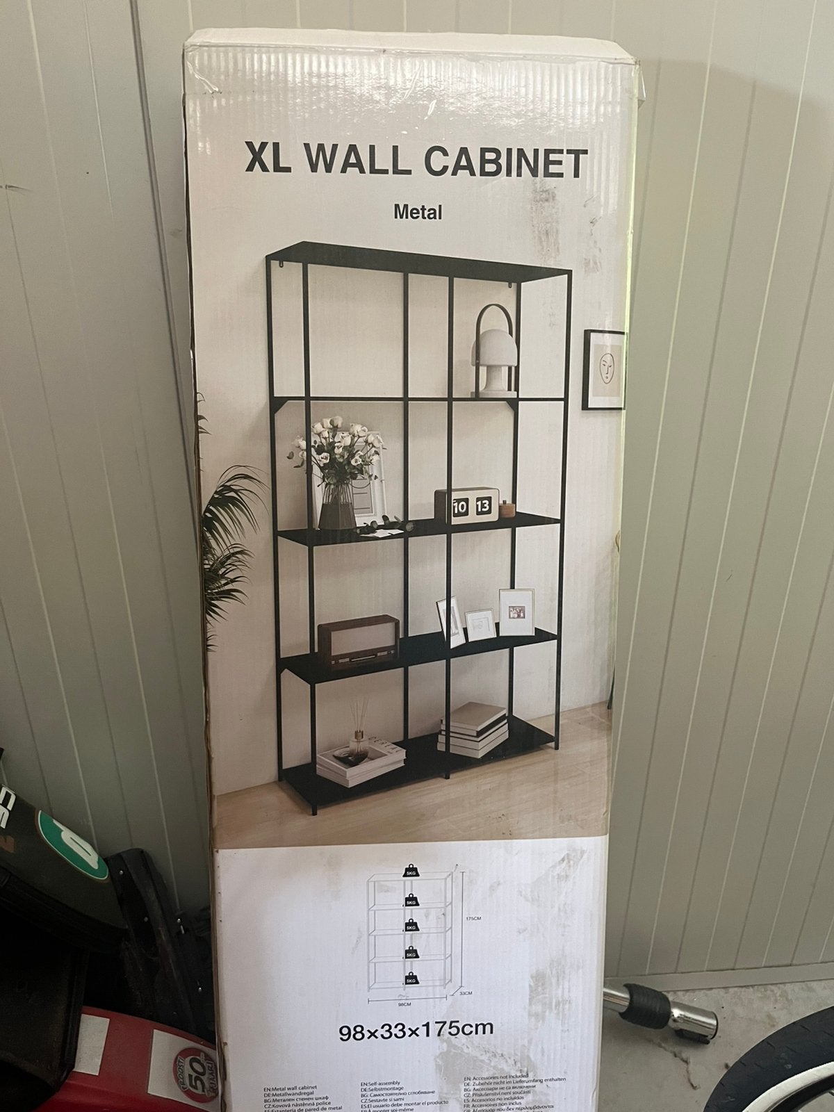 XL Wall Cabinet metal, Ophalen, Zo goed als nieuw