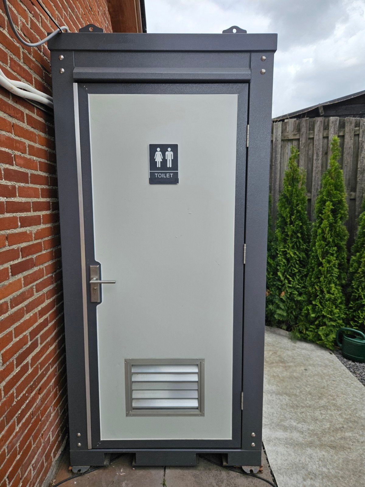 Mobiel Toilet met Wastafel en Sanibroyeur, Ophalen, Zo goed als nieuw, Toilet