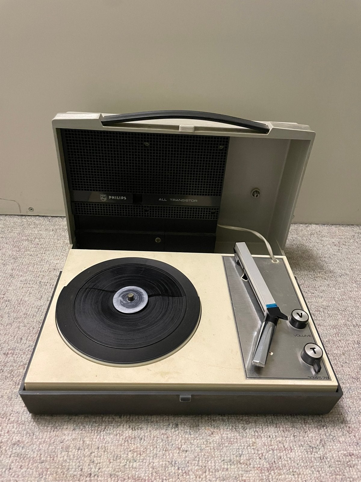 Compact platenspeler Philips, Ophalen, Zo goed als nieuw, Philips