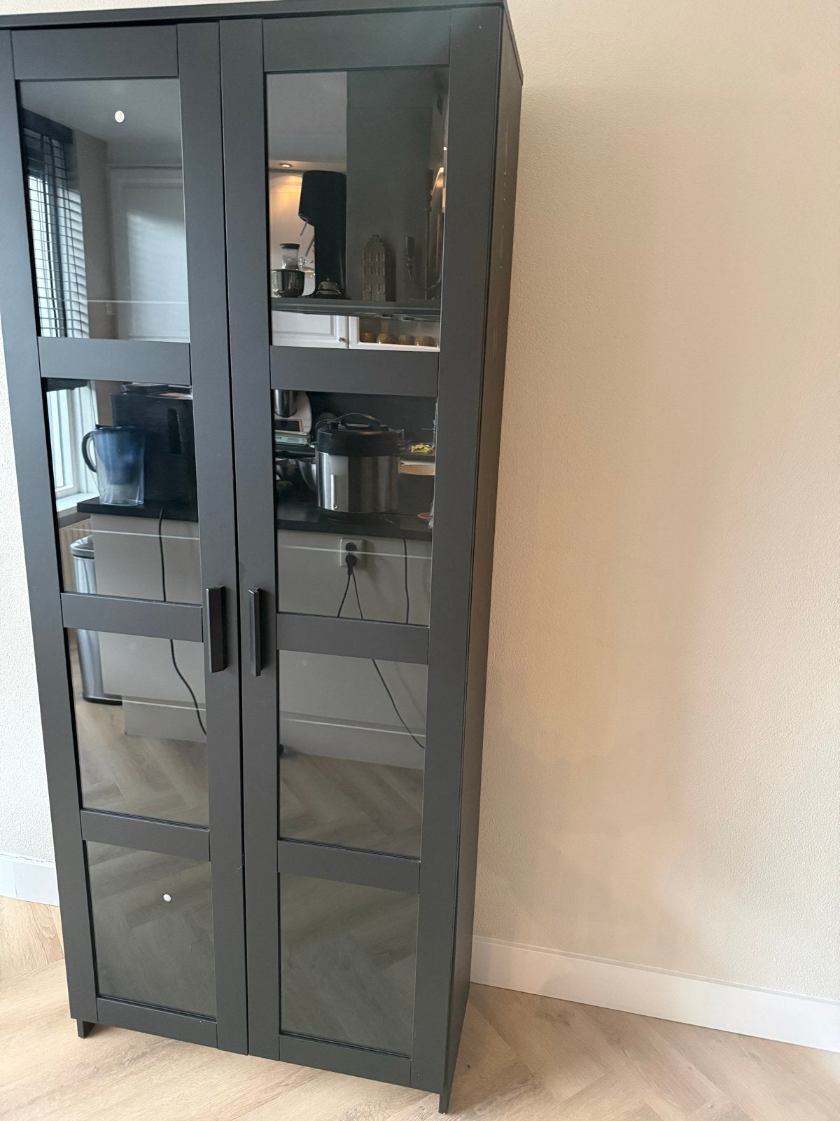 IKEA Hemnes Vitrinekast - Zo goed als nieuw, Ophalen, Zo goed als nieuw