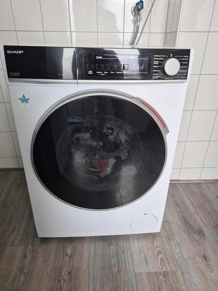 Sharp wasmachine, Witgoed en Apparatuur, Ophalen, Minder dan 85 cm