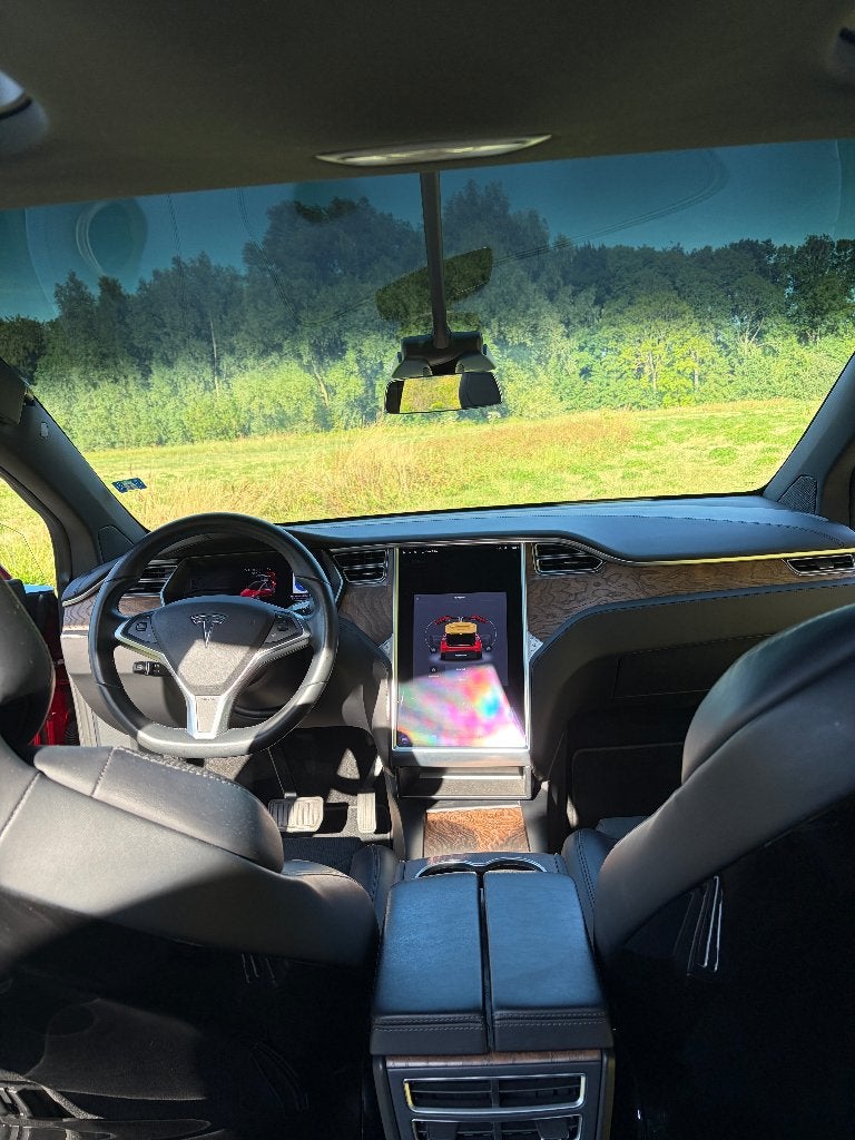 Foto 9 van BLOEDMOOIE TESLA MODEL X 90 D - ROOD