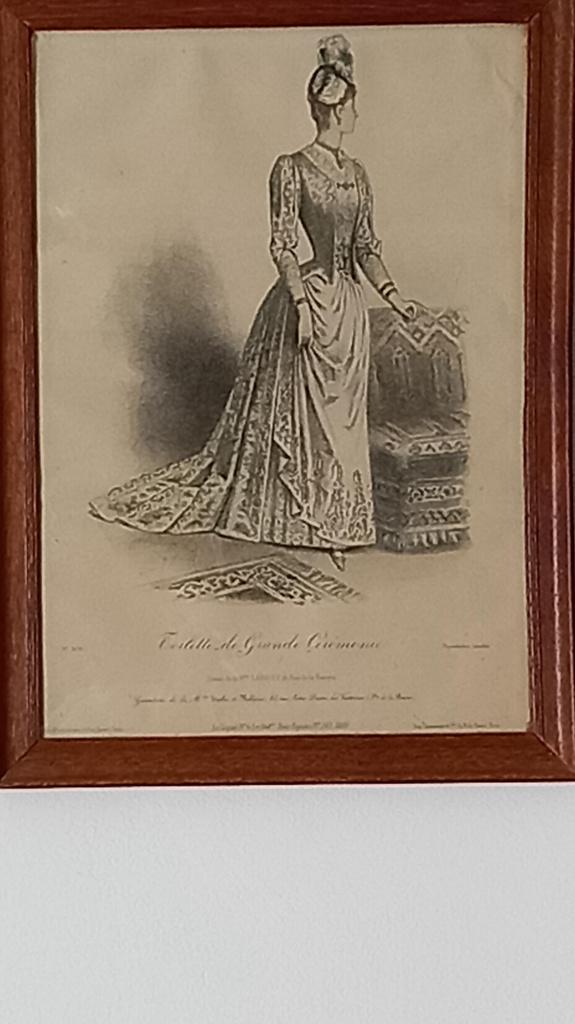 Antieke Franse modelithografie getiteld, Ophalen of Verzenden
