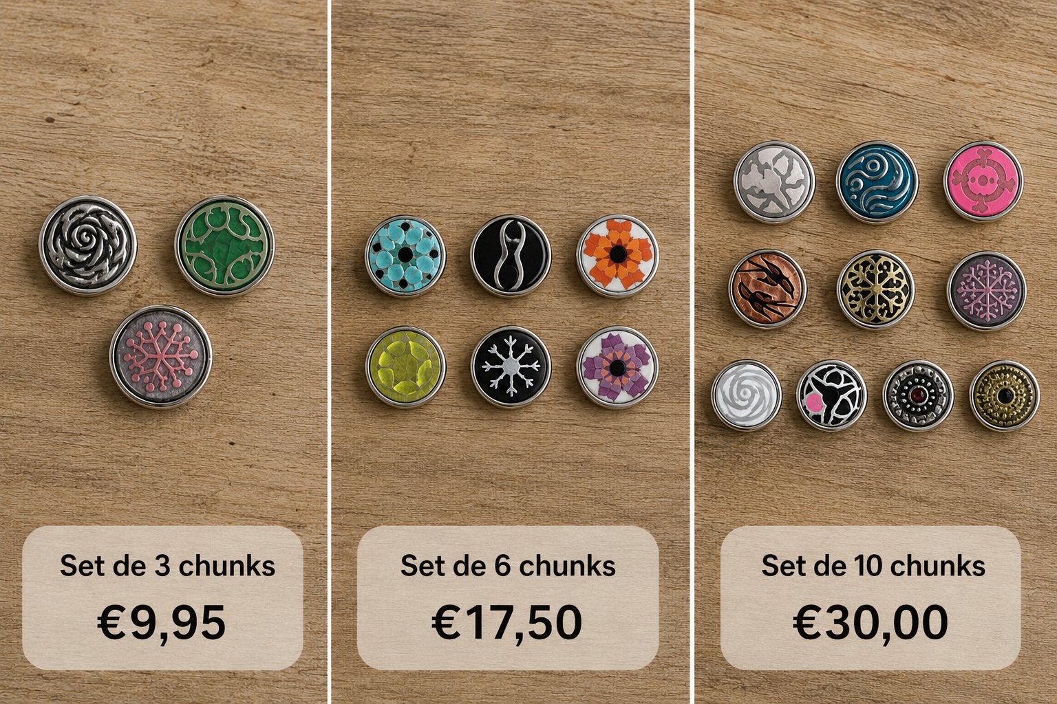 Kijk & kies: (3/6 of 10 stks) stuks nieuwe NOOSA Chunks, Ophalen of Verzenden, Nieuw
