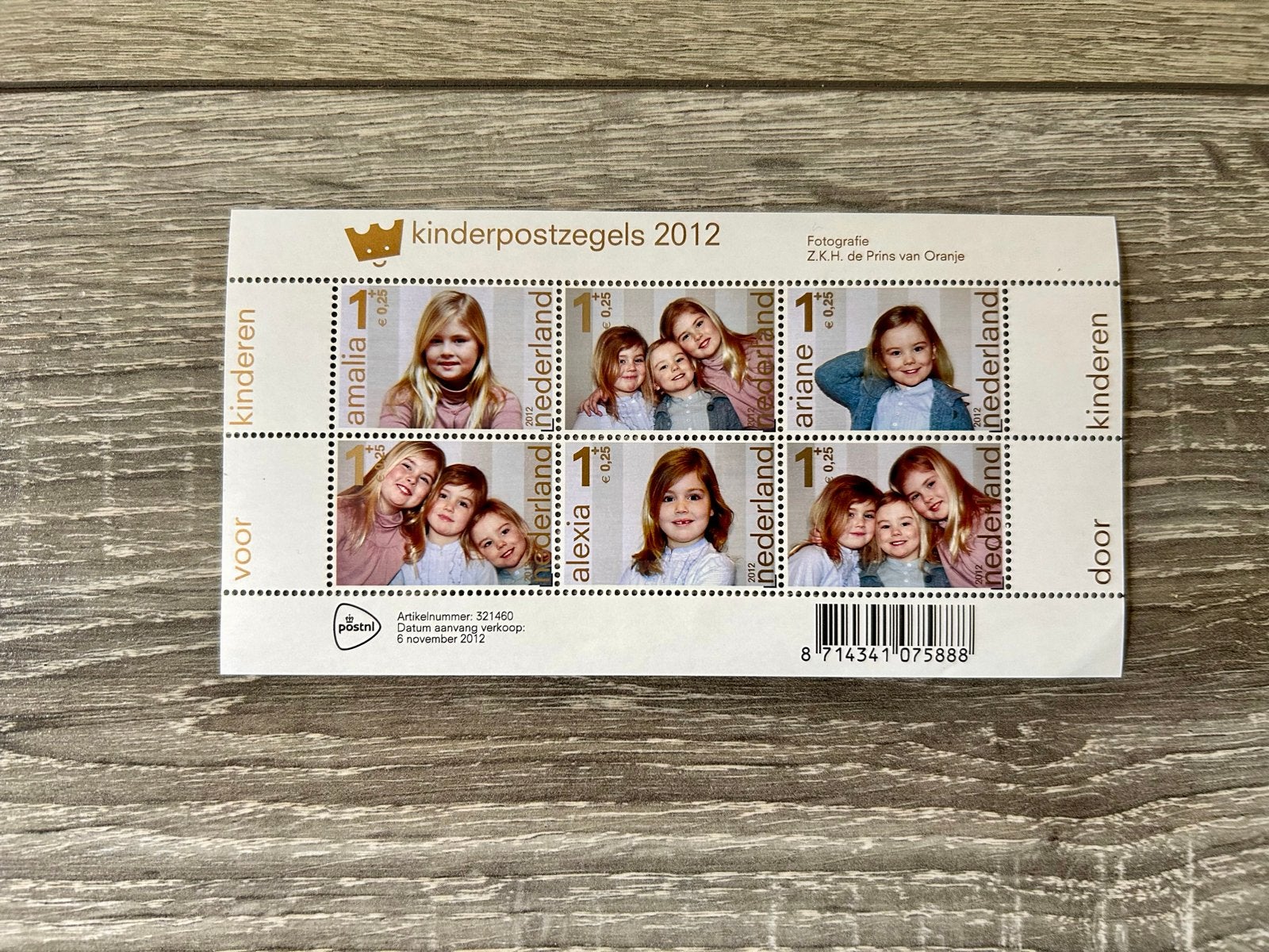 Kinderpostzegels 2012 - Koninklijke Familie, Postzegels en Munten, Postzegels | Nederland, Ophalen of Verzenden, Na 1940, Postfris