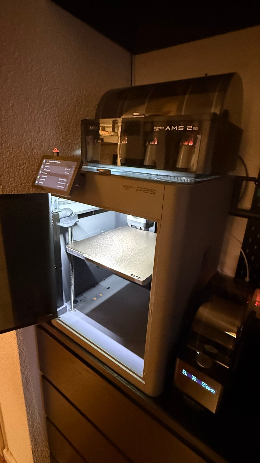 Bambu Lab P2S, Computers en Software, Ophalen, Ingebouwde Wi-Fi, Zo goed als nieuw, Filament