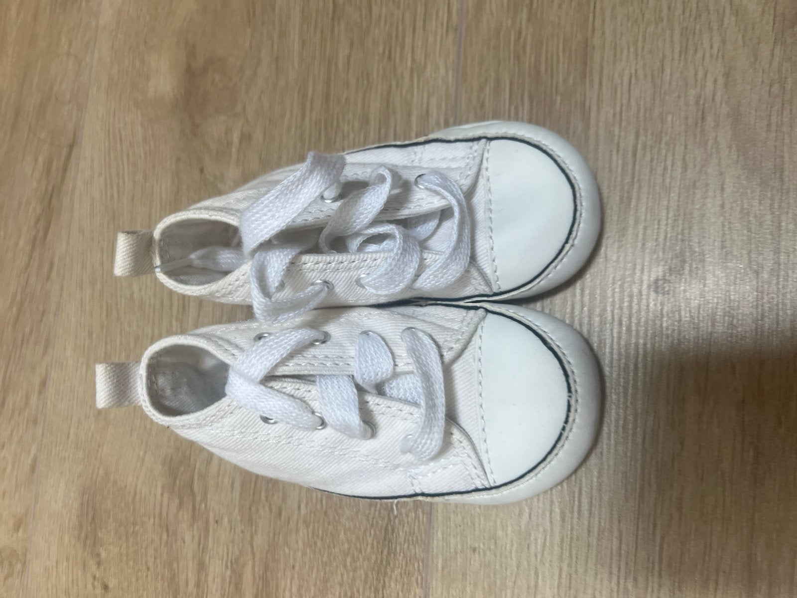 Witte Converse All Star babyschoentjes, Ophalen of Verzenden, Gebruikt, Jongetje of Meisje, Schoentjes