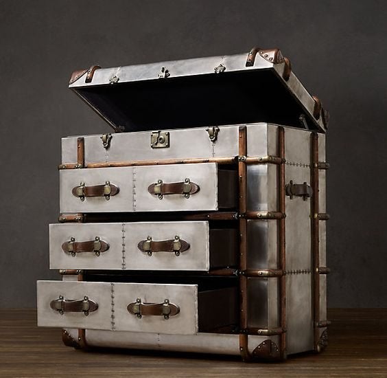 Aviator Trunk 3 lade kast - showroommodel - 50% korting