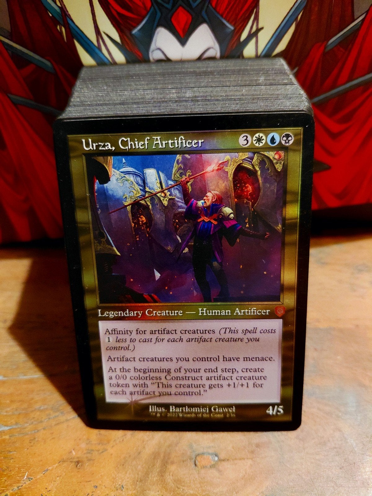 mtg commander deck urza artifacts, Ophalen of Verzenden, Zo goed als nieuw, Starterdeck