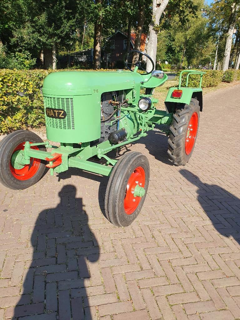 Oldtimer tractor Hatz T16, Zakelijke goederen, Agrarisch | Tractoren, Tot 2500, Oldtimer, Tot 80 Pk, Ophalen