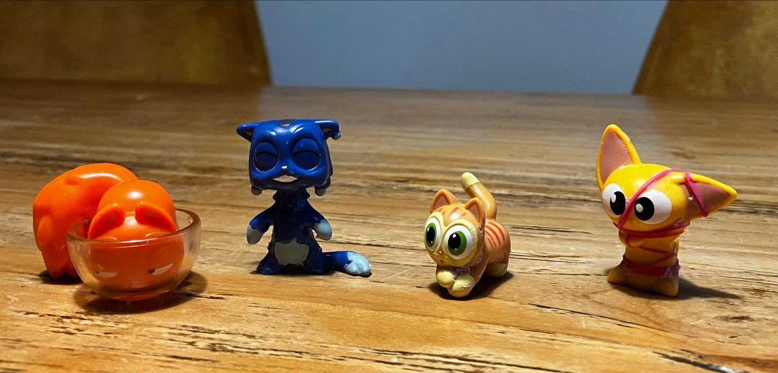 Lost Kitties figuurtjes - 4 stuks, Verzenden, Gebruikt