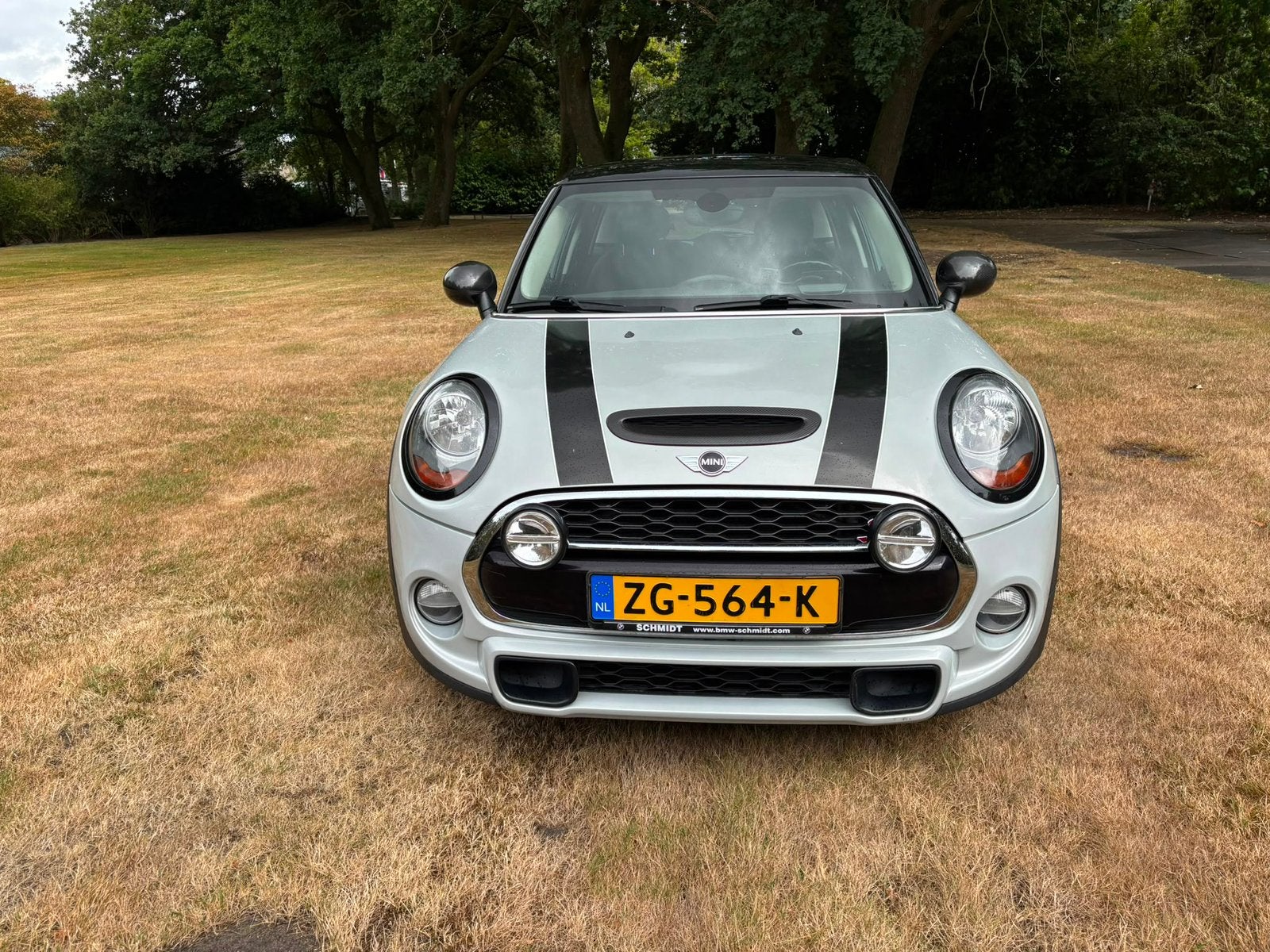 Mini Cooper S 2.0 JCW 211PK AUT 2015 Grijs/Zwart, Auto's, 1998 cc, Stof, 4 cilinders, 19 km/l
