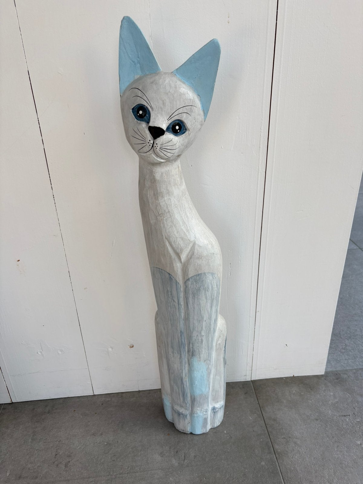 Houten berld kat, Ophalen, Zo goed als nieuw, Dier
