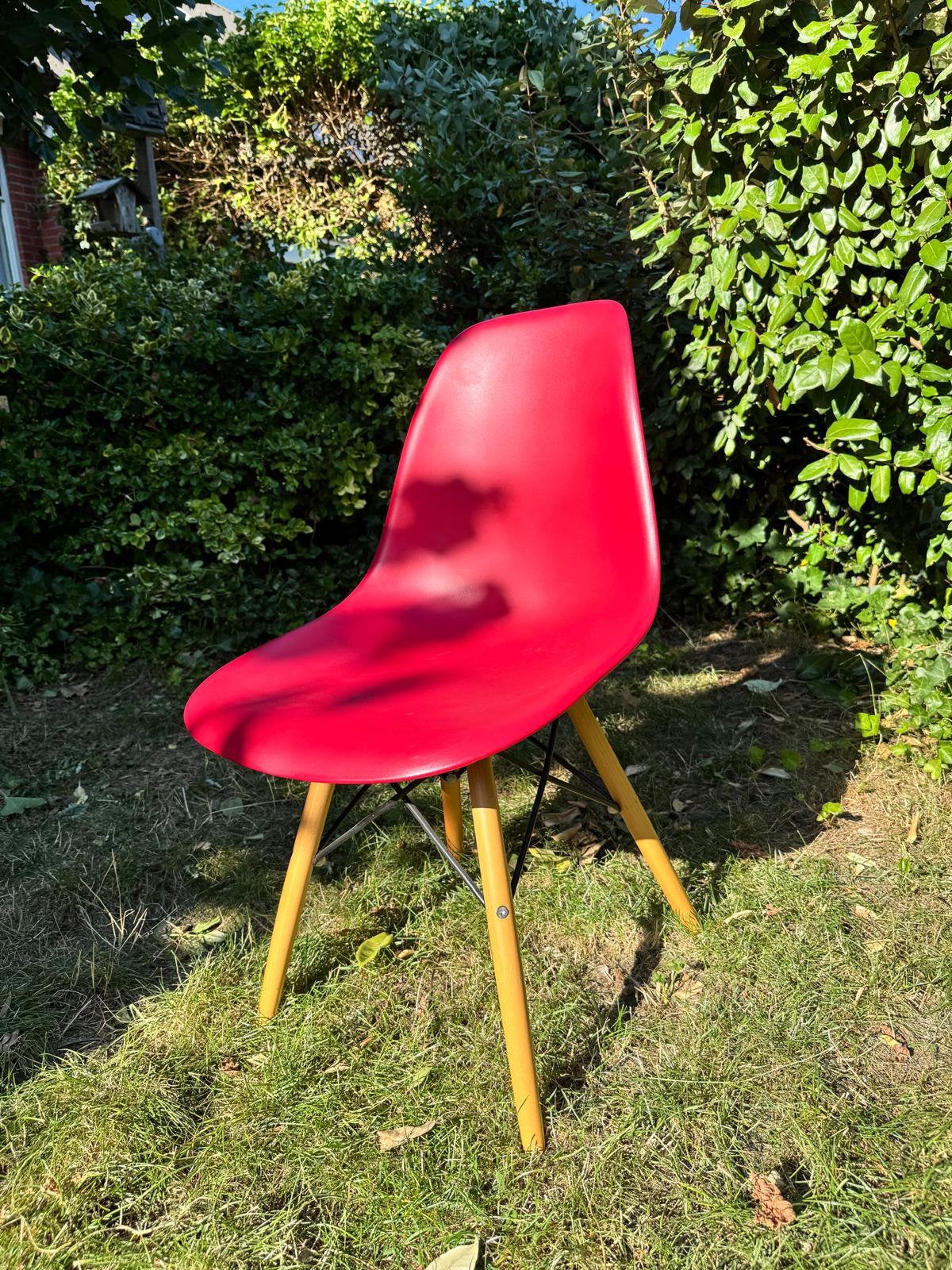 Keukenstoel 6 stuks, Huis en Inrichting, Stoelen, Ophalen, Zo goed als nieuw, Rood