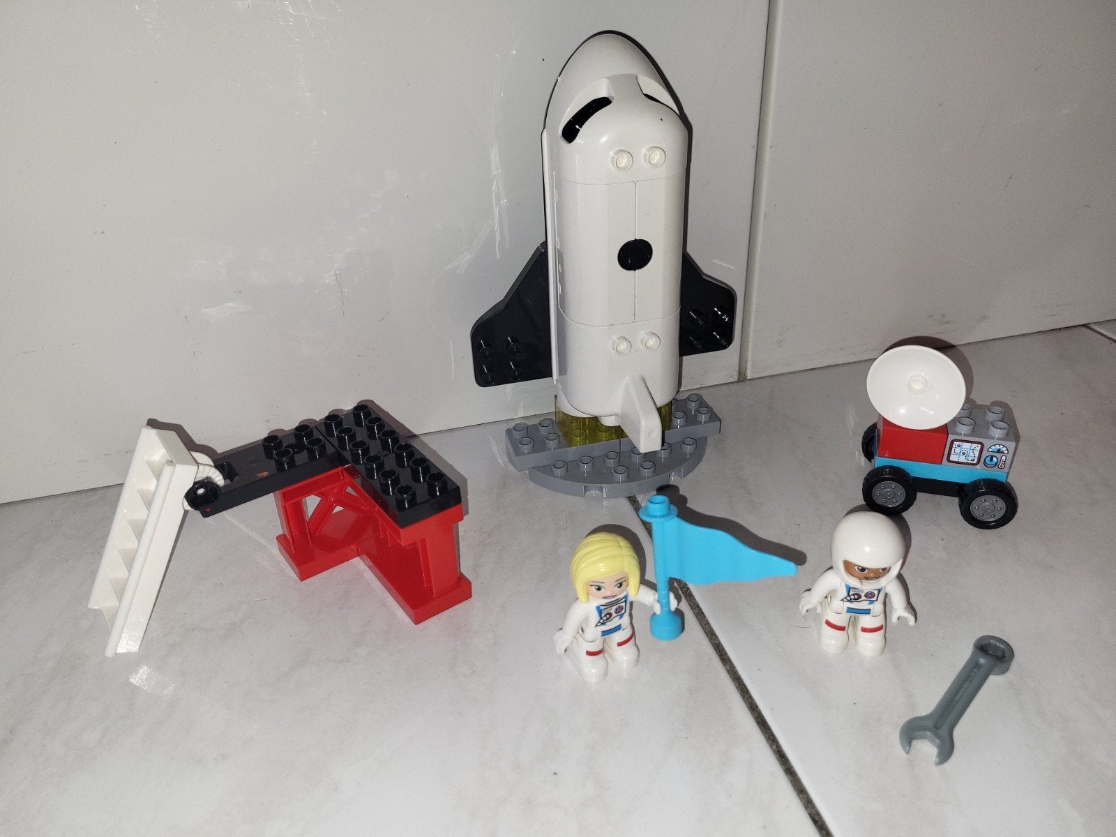 Duplo space shuttle / raket, Gebruikt, Ophalen of Verzenden, Duplo, Duplo