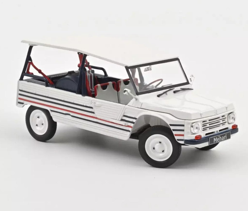 Citroen Mehari '16 Electric Blauw Wit Rood 1/18 NOREV 181805