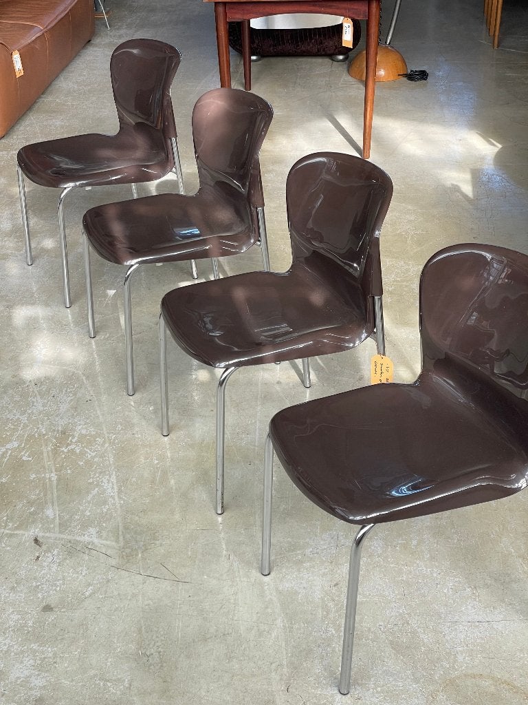 1x SM 400 Eetkamerstoelen door Gerd Lange voor Drabert, 1970, Ophalen, R., Bruin, A.