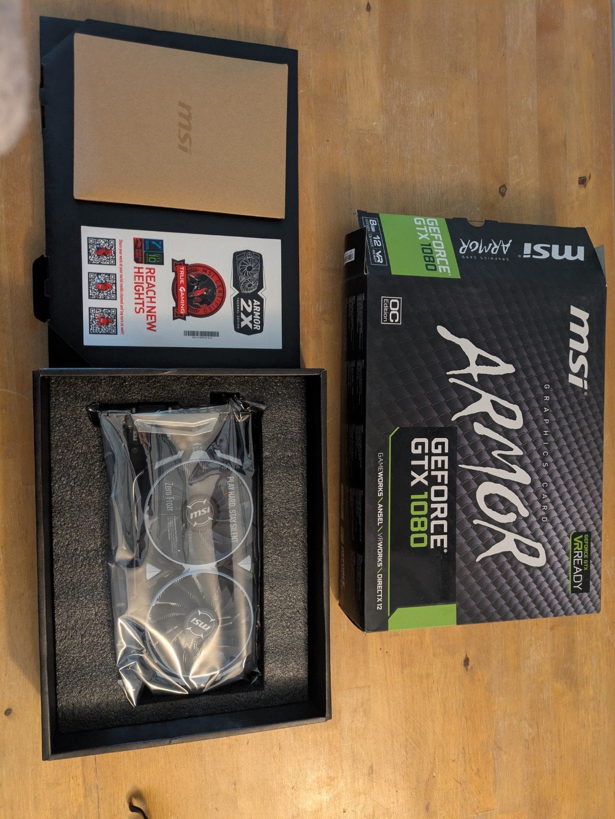 Gloednieuwe GeForce GTX 1080 ARMOR OC Grafische Kaart, Computers en Software, Videokaarten, PCI-Express 3, HDMI, Ophalen of Verzenden