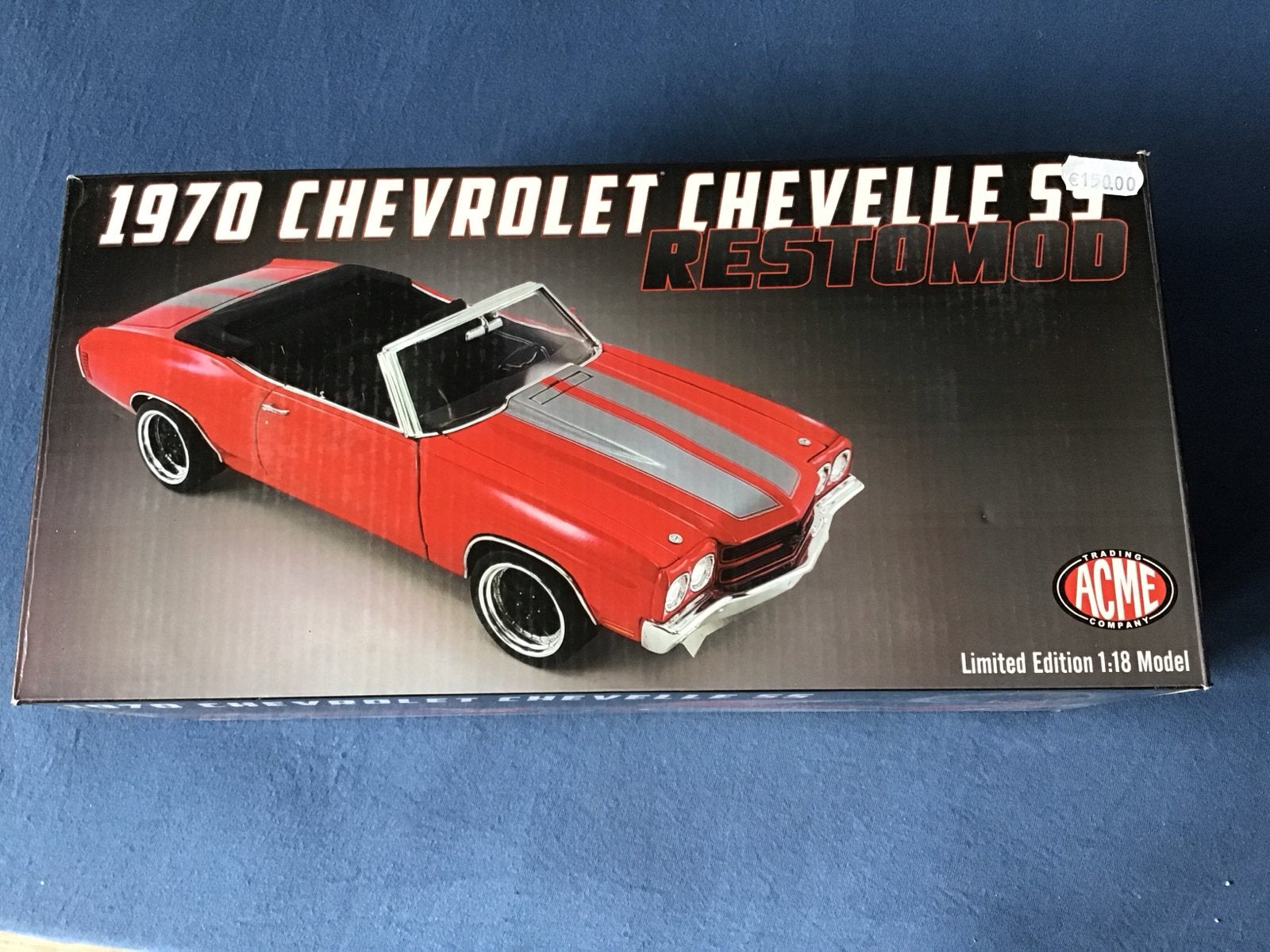 1970 Chevrolet Chevelle SS Restomod schaalmodel acme, Verzenden, Nieuw, Auto, Overige merken