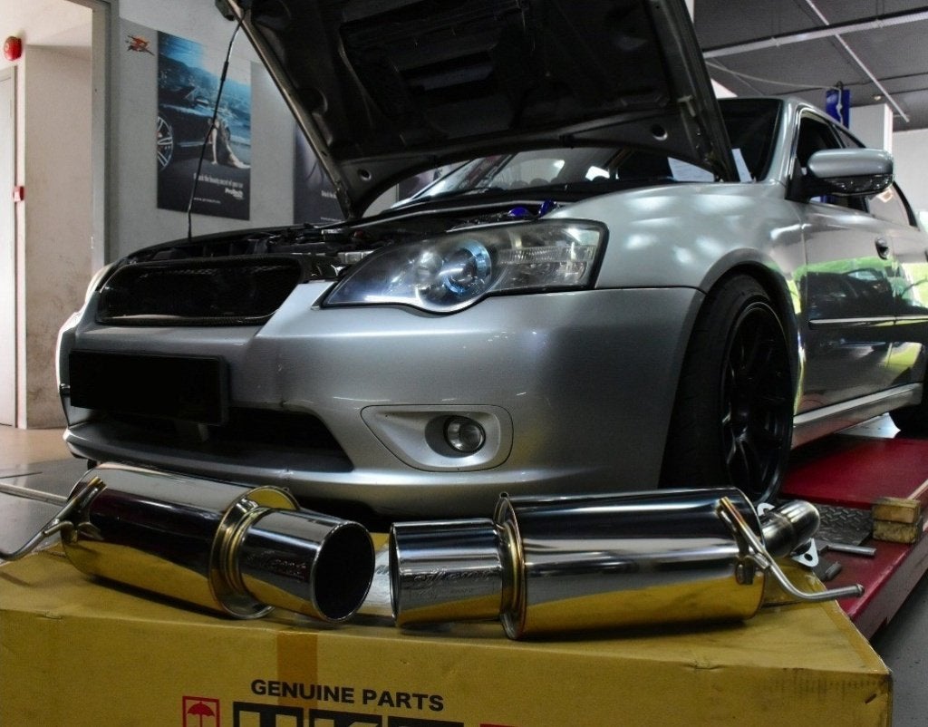 HKS Silent Hi-Power uitlaatsysteem - Subaru Legacy BL5 03-09, Ophalen of Verzenden