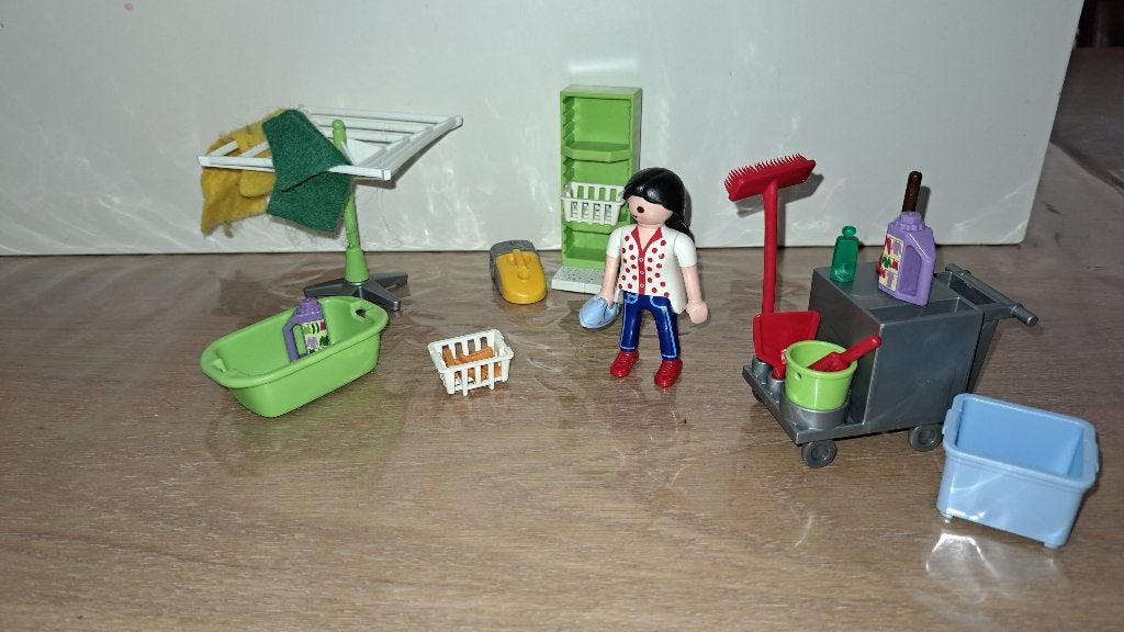 Playmobil wasruimte (4288) aangeboden, Ophalen, Zo goed als nieuw, Complete set