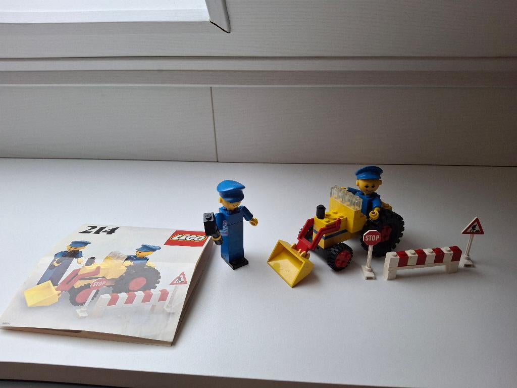 Lego Homemaker 214 ( 214-1 ) LEGO  Road Repair 1977, Kinderen en Baby's, Speelgoed | Duplo en Lego, Ophalen of Verzenden, Gebruikt