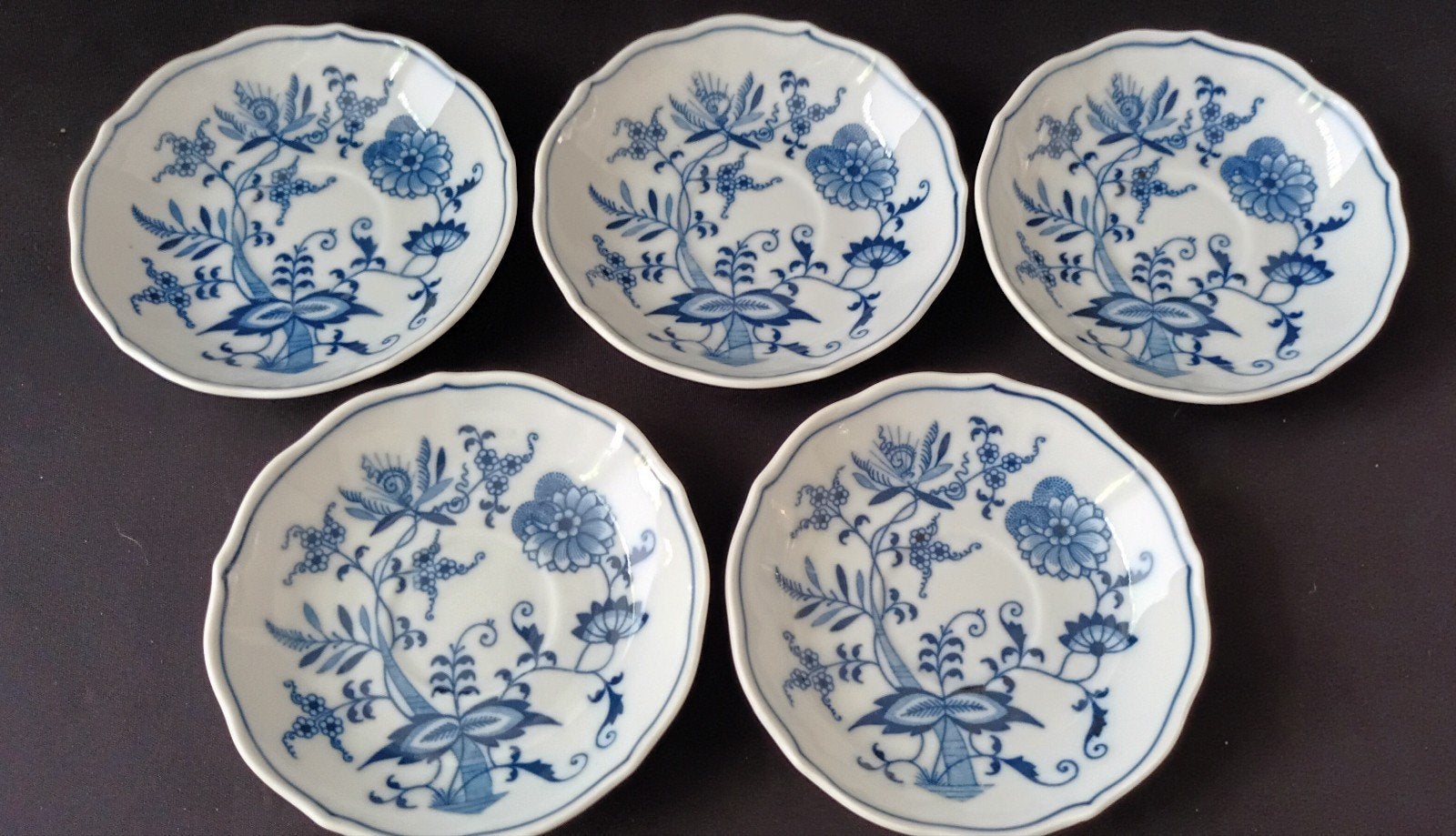 5 kleine schaaltjes van Blue Danube, Ophalen of Verzenden