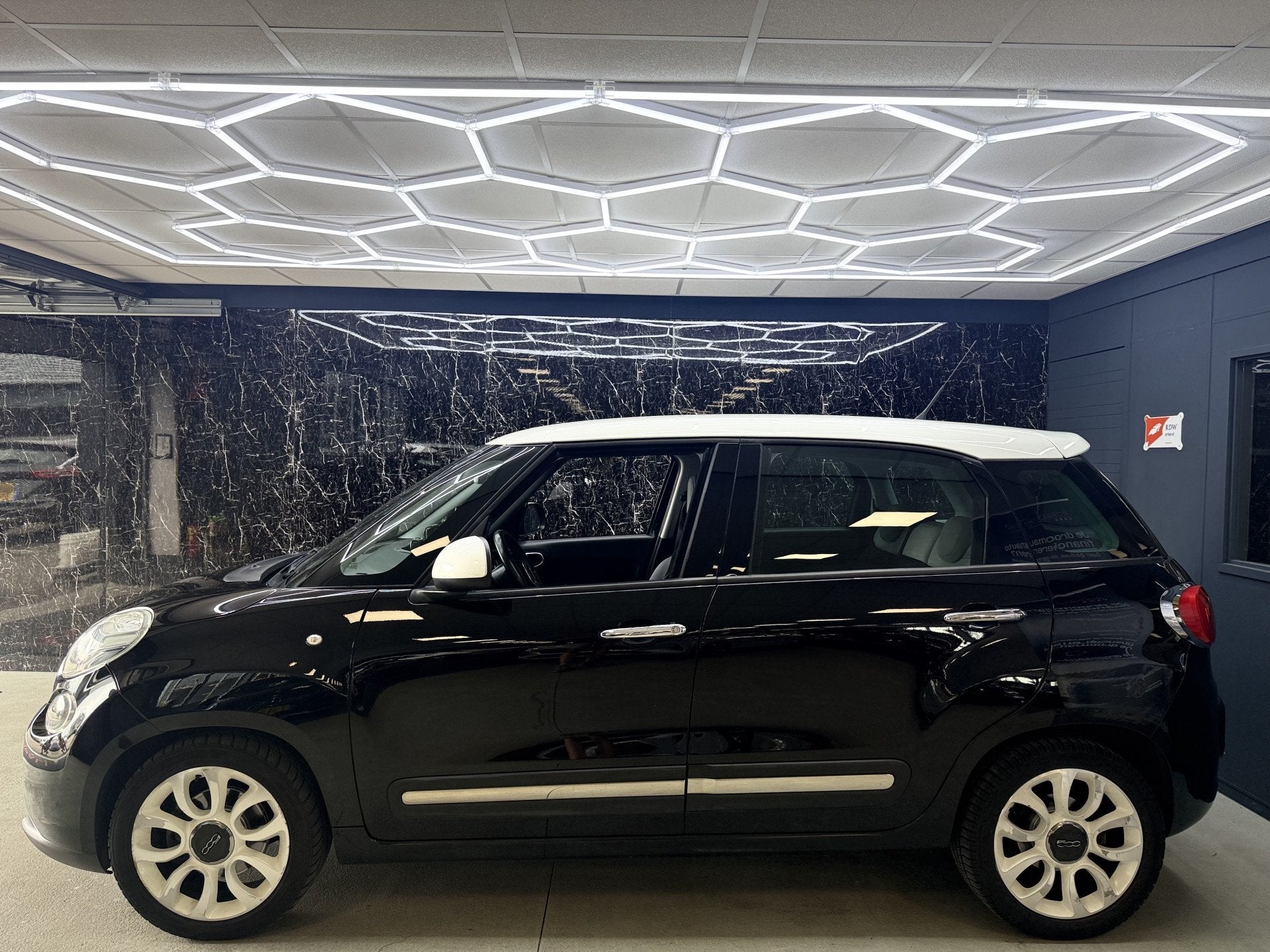 Fiat 500L 0.9 TwinAir Easy Eco / Onderhoudboekje aanwezig \, Stof, Gebruikt, Zwart, Origineel Nederlands
