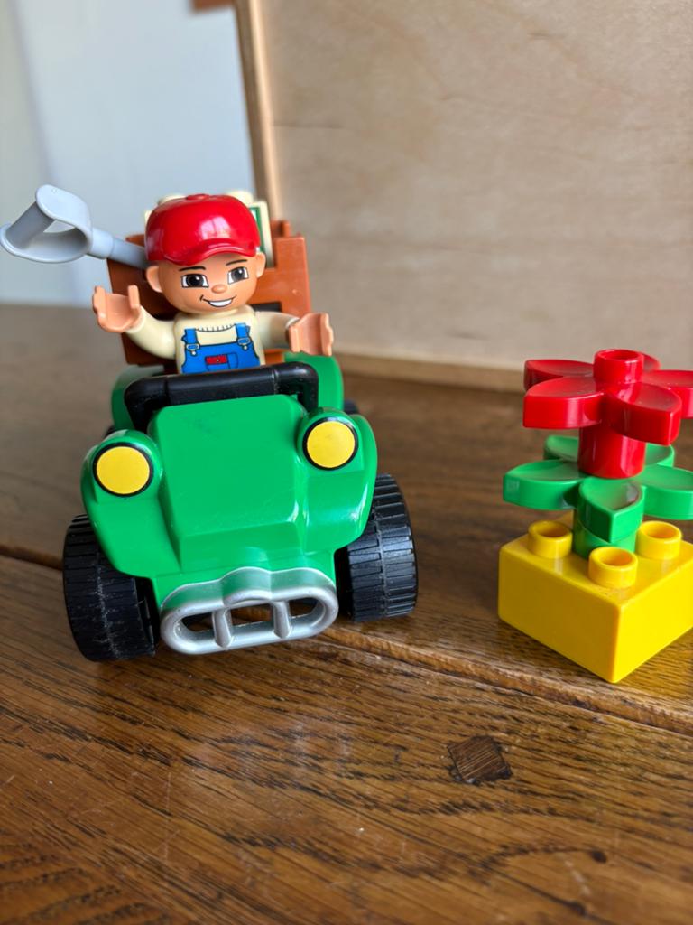 Duplo quad met boer 5645, Gebruikt, Overige thema's, Ophalen of Verzenden, Compleet