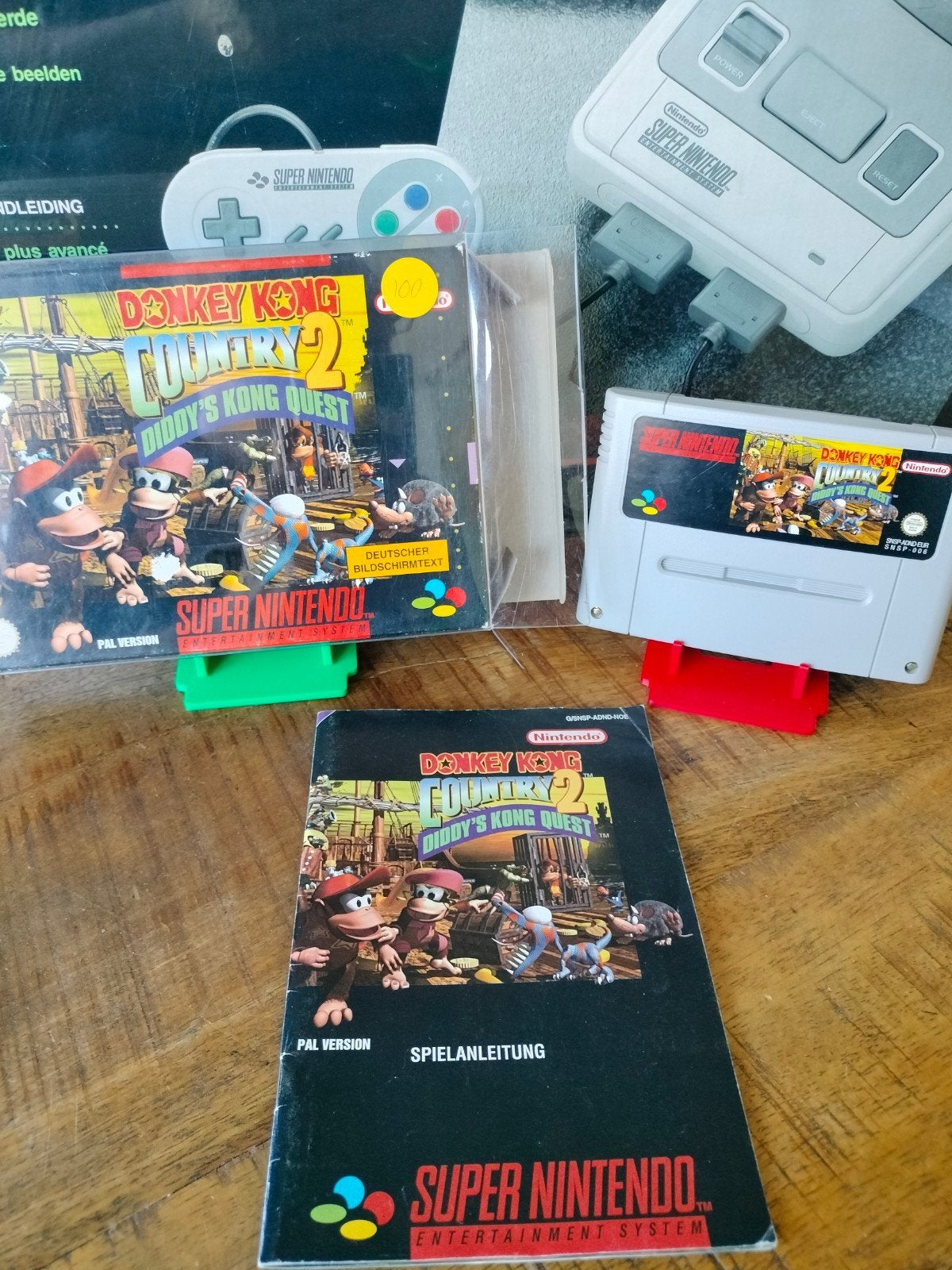 Donkey Kong Country 2: Diddy's Kong Quest SNES, Gebruikt, 1 speler, Ophalen of Verzenden, Vanaf 3 jaar