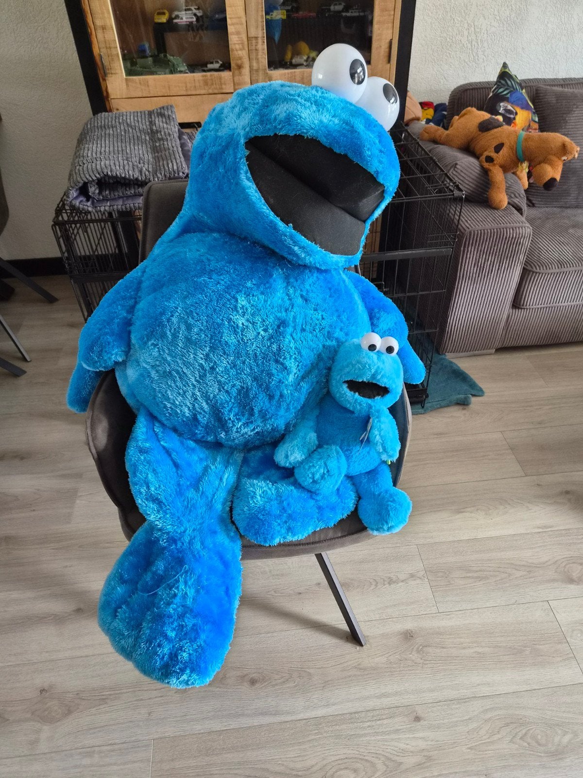 Grote en kleine Koekiemonster knuffel - Sesamstraat, Kinderen en Baby's, Ophalen, Gebruikt, Overige merken, Overige karakters