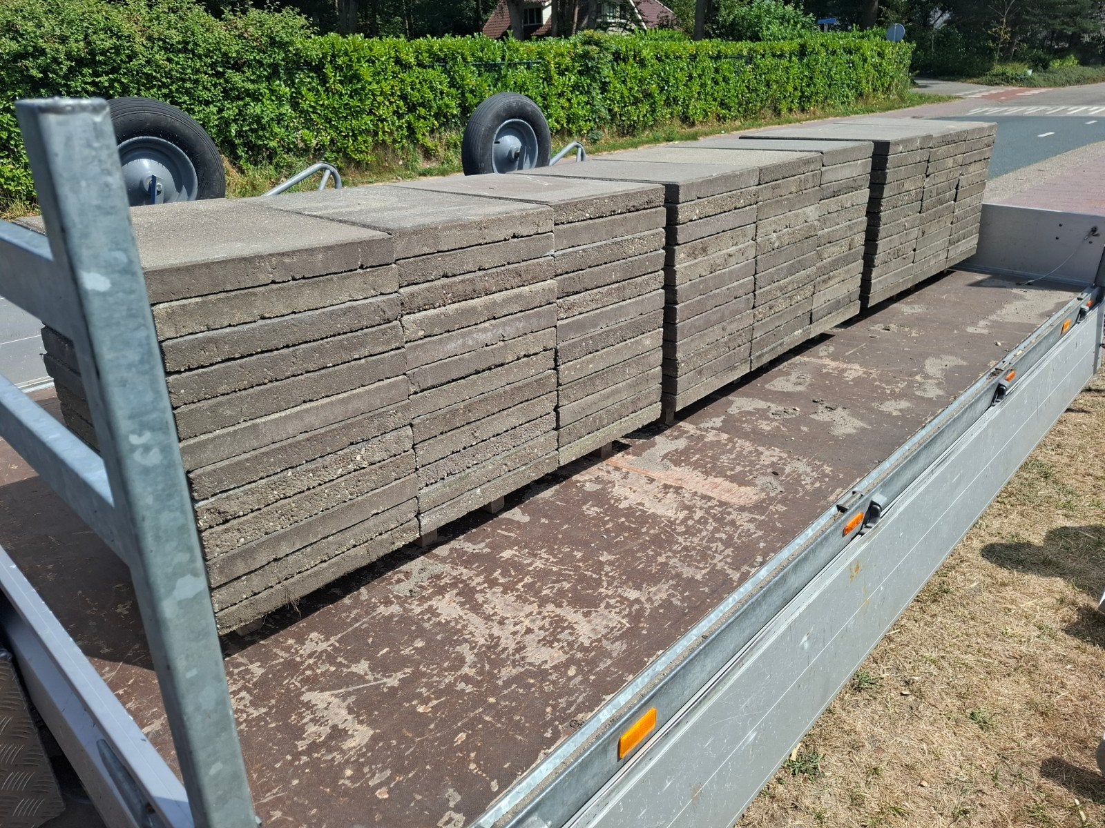 26m² betontegels 60x40x5cm op 3 pallets, Tuin en Terras, Tegels en Klinkers, Ophalen