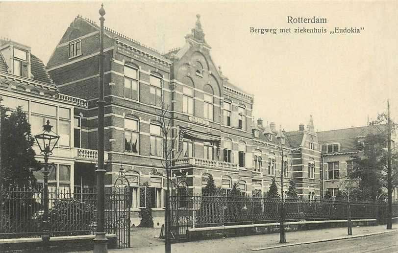 380-774-007 Rotterdam Eudokia Ziekenhuis Bergweg, Verzenden, Voor 1920, Zuid-Holland