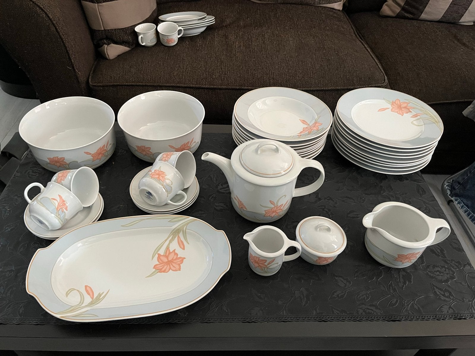 Vintage Servies Set - Made in German Democratic Republic, Huis en Inrichting, Ophalen, Gebruikt, Overige merken, Vintage