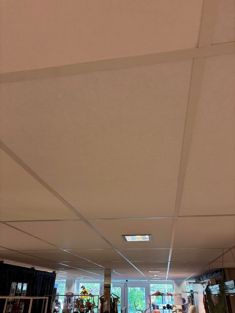Systeemplafond met lampen - Ideaal voor winkel of kantoor, Doe-het-zelf en Verbouw, Isolatie en Afdichting, Overige materialen