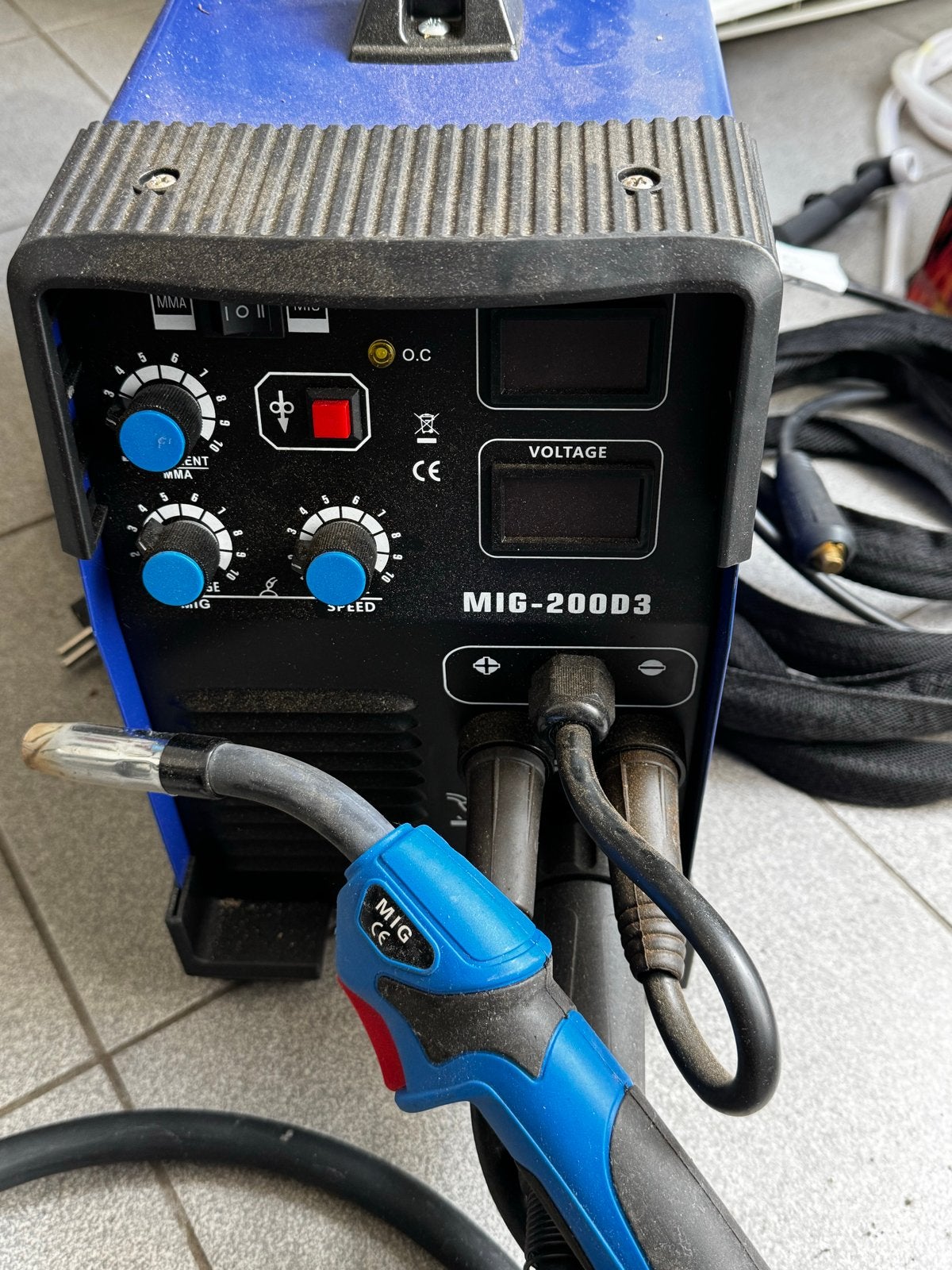 MIG-200D3 Lasapparaat - Zo goed als nieuw, Ophalen, Zo goed als nieuw, 150 tot 250 ampère, Co2