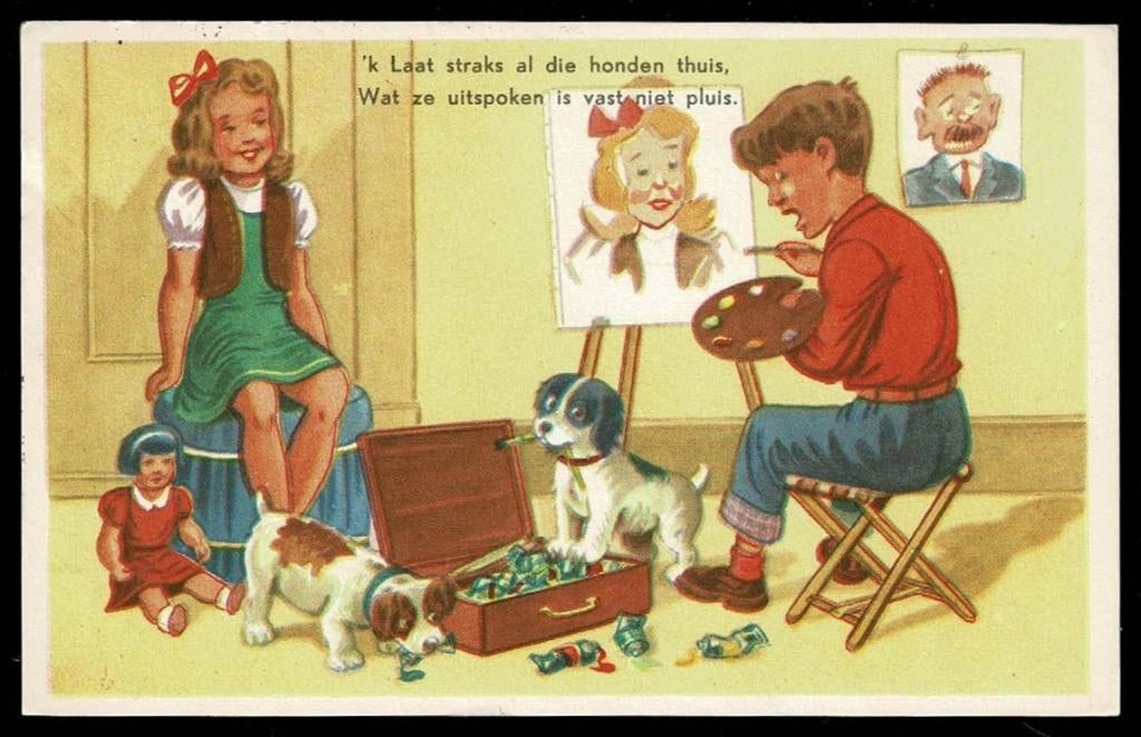 Kinderkaart : afgestempeld 1967, Verzenden, 1960 tot 1980, Gelopen, Kinderen