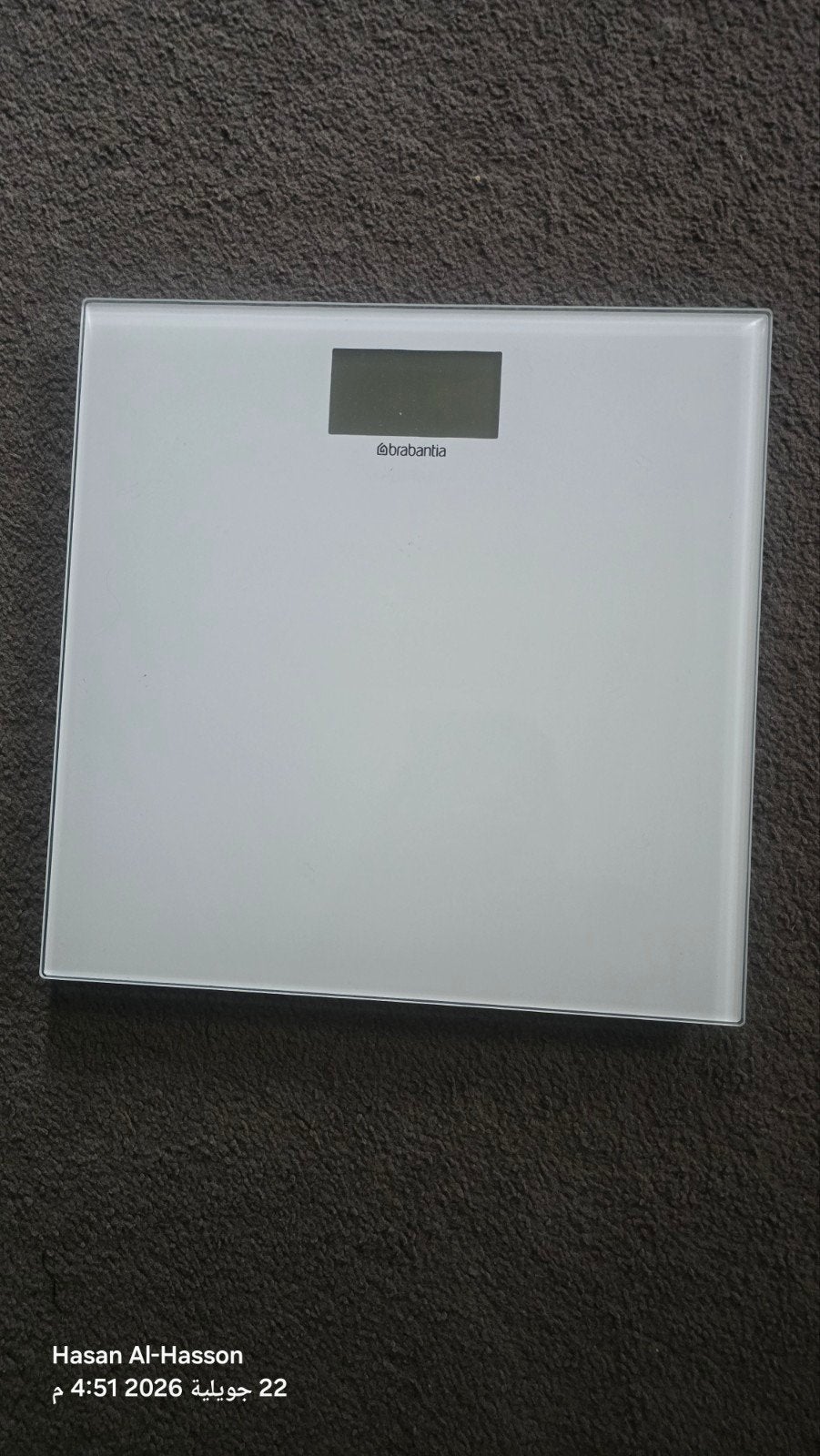 Brabantia Digitale Personenweegschaal - Wit Glas, 100 kg of meer, Ophalen of Verzenden, Personenweegschaal, Fijner dan 1 gram