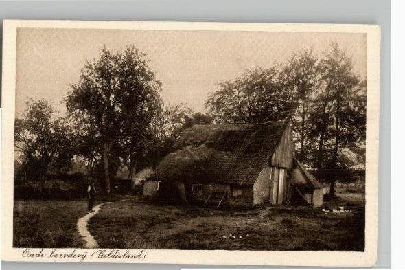 Oude Boerderij Veluwe  uitg W&S, Ophalen of Verzenden, 1920 tot 1940, Ongelopen, Gelderland