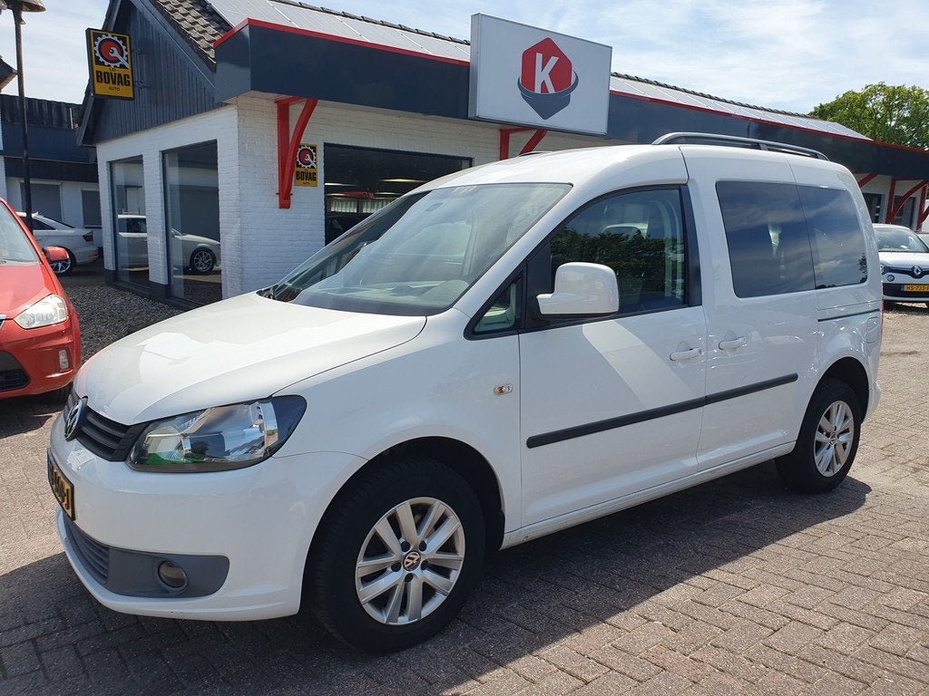 Volkswagen Caddy 1.2 TSI 7p. LPG/G3 AIRCO/NAVI BJ 2010, Auto's, Volkswagen, Bedrijf, Te koop, Overige modellen, ABS, Airbags, Airconditioning